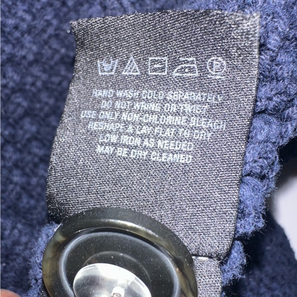 Maeve Navy Blue Knit Cardigan size Small - Picture 8 of 12